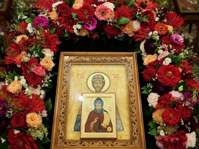 Литургия в день памяти Александра Невского